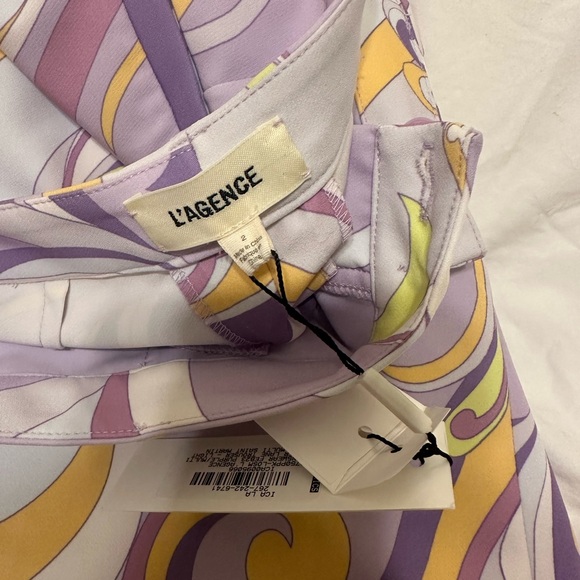 L’Agence - NWT Dani Silk Blouse & Lane Flared Trouser - XS/Sz 2 - Picture 4 of 6